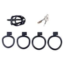 CockLock Cage de chasteté Netty M 6.5 x 3.7cm Noire
